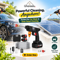 Cordless High Pressure Washer – Portable Car & Solar Panel Cleaning Machine