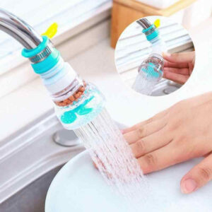 Flexible 360° Kitchen Faucet Extender & Splash-Proof Water Filter