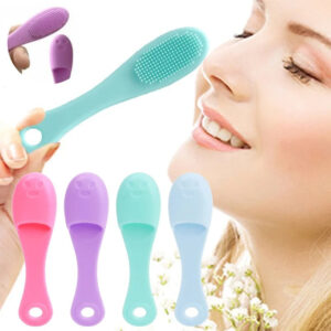 Double-Sided Silicone Exfoliating Lip Brush & Face Scrubber