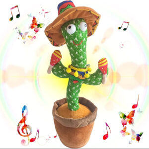 Interactive Talking & Dancing Cactus Plush Toy with Music