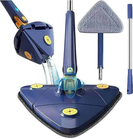 360° Rotatable Triangle Self-Squeezing Cleaning Mop