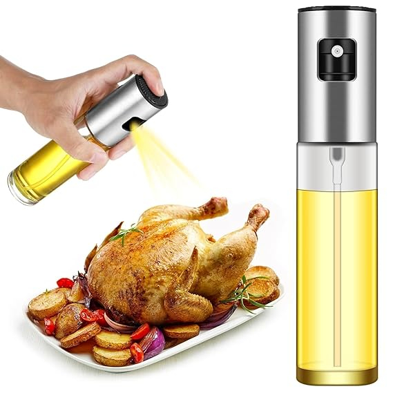 Premium Stainless Steel Olive Oil Sprayer & Mister Bottle - Image 4