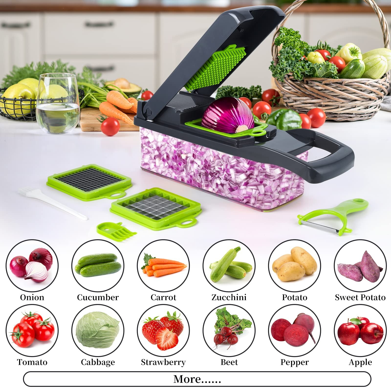 16 in 1 Multifunctional Vegetable Chopper - Image 3