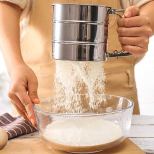 Stainless Steel Handheld Flour Sifter & Baking Sieve
