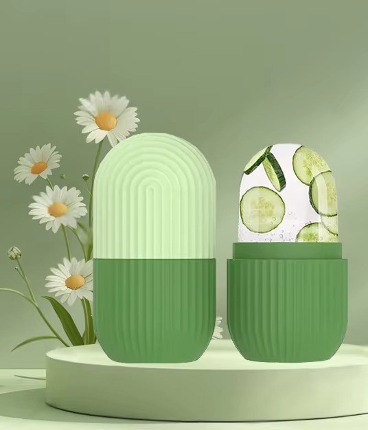 Silicone Facial Ice Roller & Skincare Massager Mold