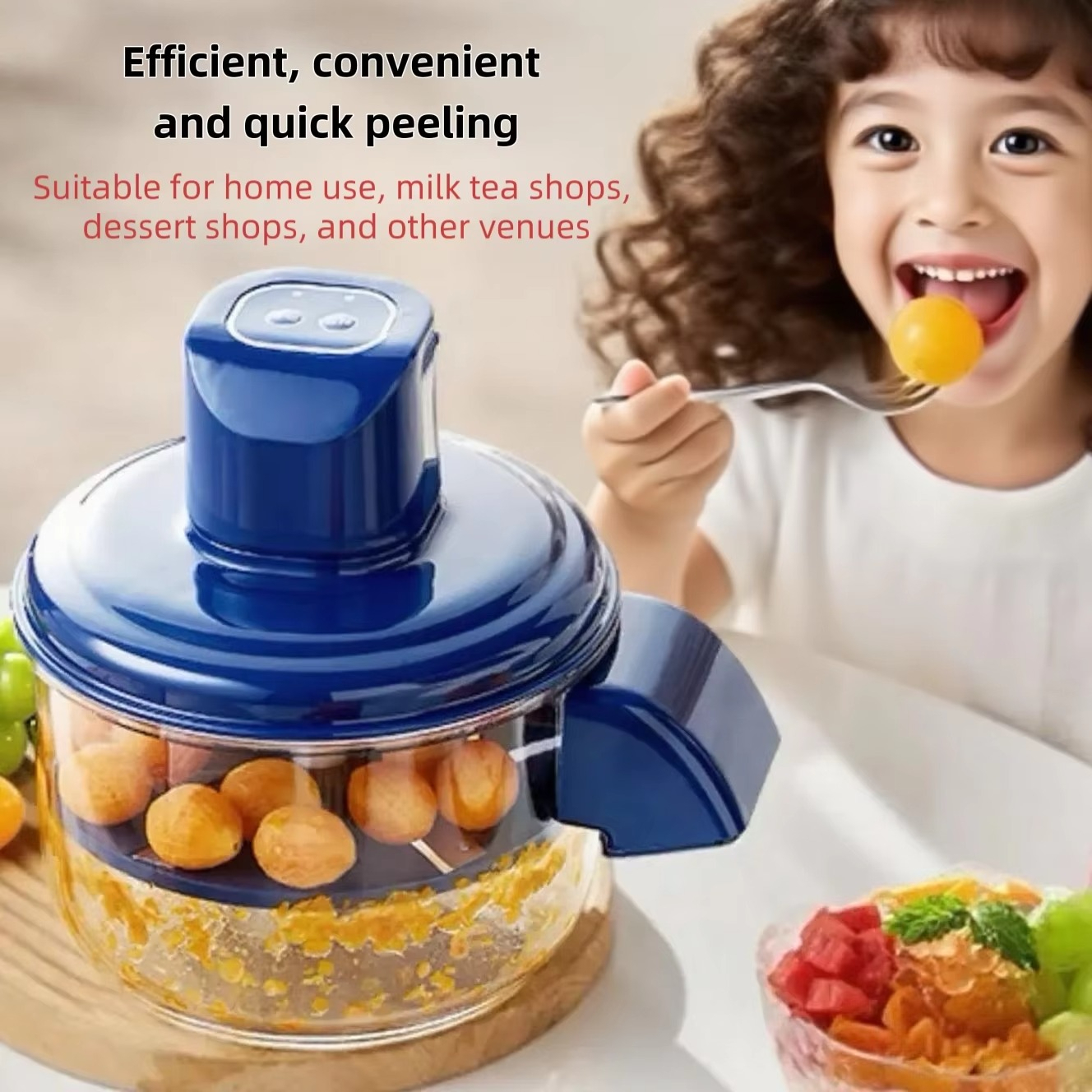 Manual Garlic Peeler & Mini Fruit Washer Spinner - Image 5