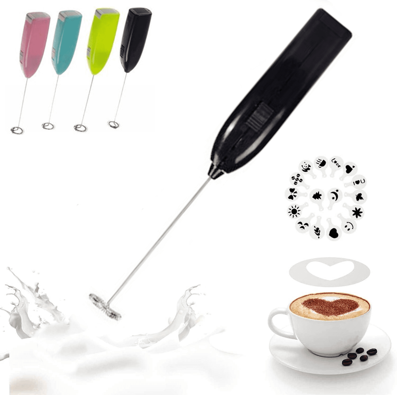 Handheld Electric Milk Frother & Coffee Mixer