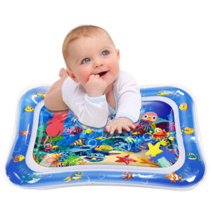 Inflatable Baby Tummy Time Water Play Mat & Sensory Toy