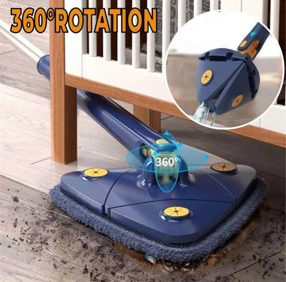 360° Rotatable Triangle Self-Squeezing Cleaning Mop - Image 3