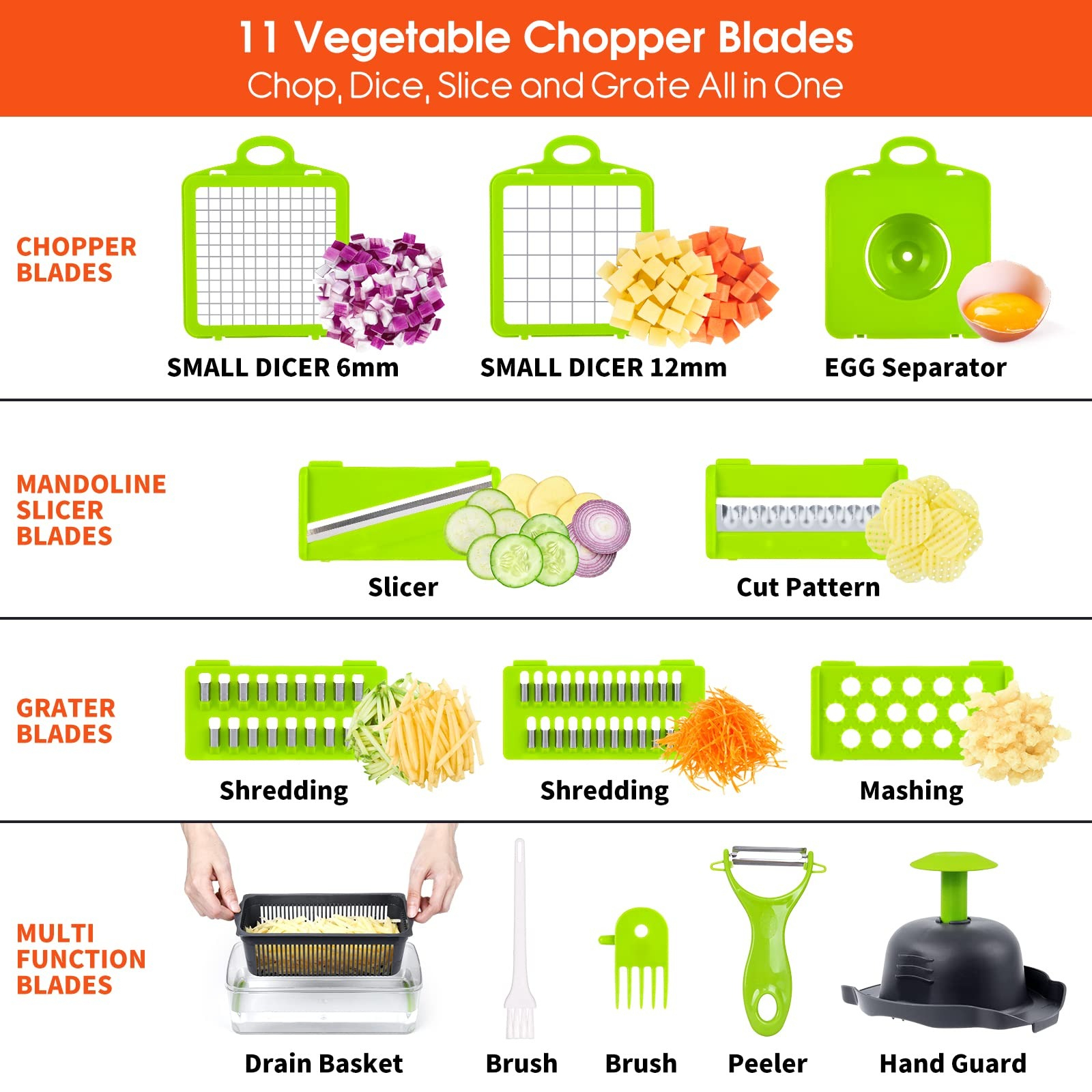16 in 1 Multifunctional Vegetable Chopper - Image 6