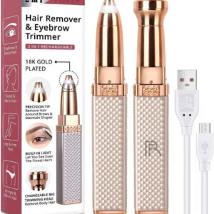2-in-1 Painless Electric Hair Remover & Eyebrow Trimmer
